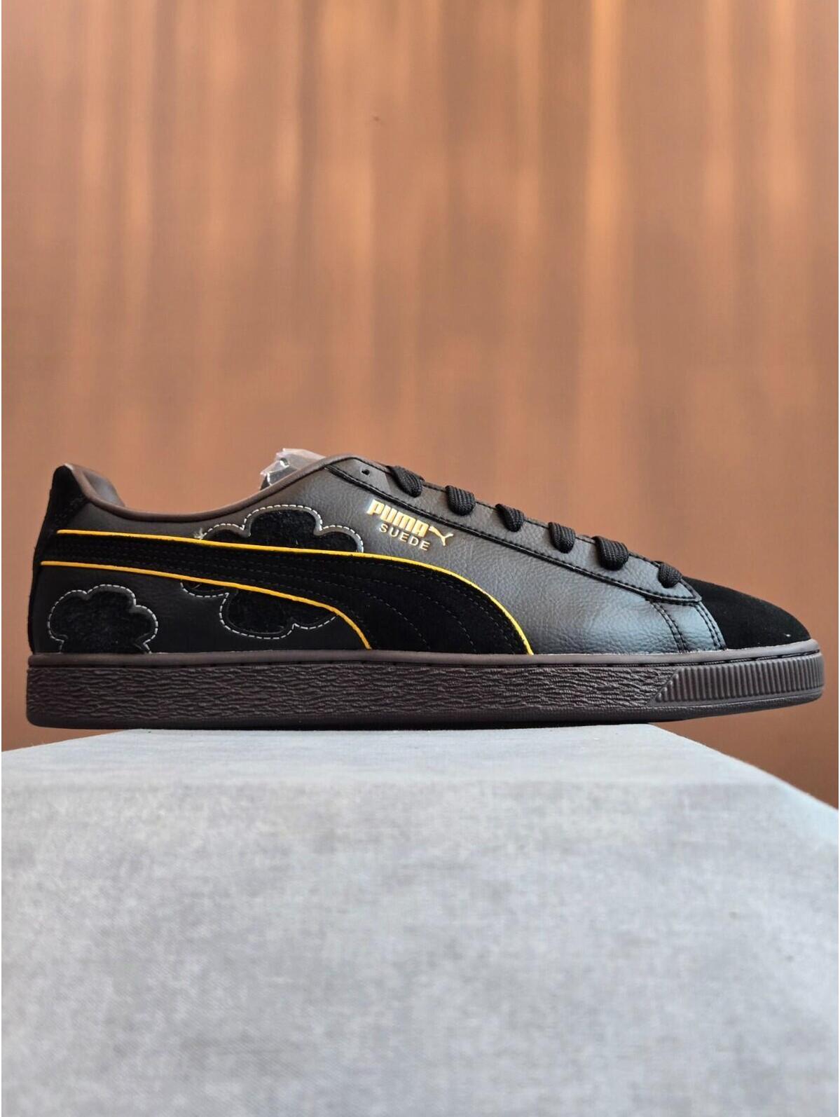 Puma X One Piece Suede "Blackbeard Teech" - Black Dark Chocolate (396525-01) 12m